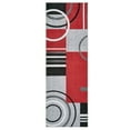 thumbnail image 2 of Modern Washable Area Rugs, Contemporary Geometric Circles Carpet with Non-Slip Backing, 2 of 8