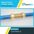 thumbnail image 5 of Válvula de retención SharkBite U2016-0000LFA 3/4" Push to Connect, 5 of 5