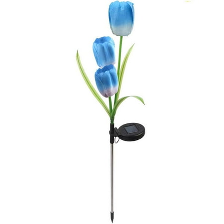 

Solar Garden Lights Tulip Flowers IP66 Waterproof High Brightness LED (Blue)