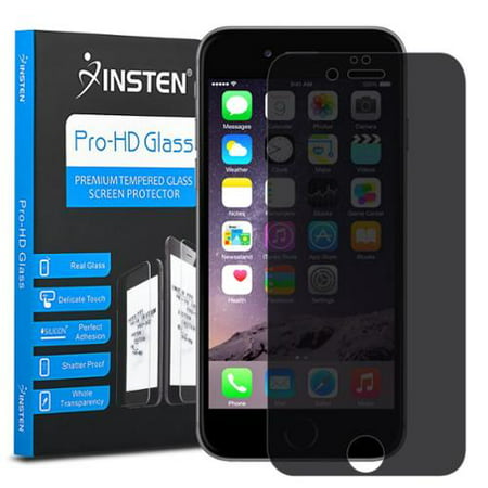 Insten Privacy Anti-spy Real Tempered Glass Screen Protector Film For iPhone 6S Plus / 6 Plus (Best Iphone 7 Plus Privacy Screen Protector)