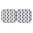 thumbnail image 4 of Picia Seahorses and Hearts 2 Piece Car Windshield Sun Shade Foldable | Foldable Sun Shield for Front Window Blocks UV Rays and Keeps Your Vehicle Cool-Large, 4 of 7