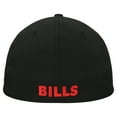 thumbnail image 4 of Men's New Era Black Buffalo Bills Throwback Main 39THIRTY Flex Hat, 4 of 6