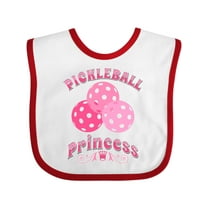 Inktastic Pickleball Princess Cute Girls Baby Bib