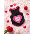 thumbnail image 2 of Michel M 1pc Pet Dog & Cat Universal Vest With Lovely Heart Print In Pink & White, 2 of 4