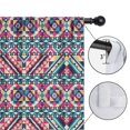 thumbnail image 4 of Blackout Kids Curtains,Colorful Geometric Pattern Childrens Insulated Curtains Set Of 2,Bedroom Essentials,Toddler Room Decor 42x54in(106x137cm), 4 of 5