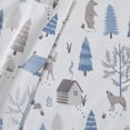 thumbnail image 5 of Market & Place Alpine Printed 100% Cotton Flannel Sheet Set, King, Winter Wildlife, 4-Pieces, 5 of 5