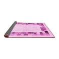 thumbnail image 2 of Ahgly Company Indoor Rectangle Solid Pink Modern Area Rugs, 5' x 8', 2 of 4
