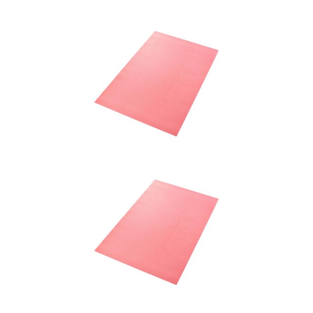 Maytalsory Refrigerator Mat Maximum Cleanliness And Orderliness In Fridge Refrigerator Mat Anti-moisture Mat pink 4pcs/45*30cm 2Set