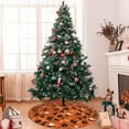 thumbnail image 7 of Picia Retro Halloween Print Christmas Tree Skirt , Christmas Tree Skirt Ornaments for Merry Christmas Holiday Party Decorations Indoor Outdoor-36", 7 of 7