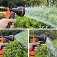 thumbnail image 6 of Heavy Duty Front Control Garden Hose Nozzle, Garden Sprayer Hose Attachment for Car Washing, Watering Plants, Pets Showering, Lawns Cleaning - Orange, 6 of 8