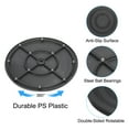 thumbnail image 4 of Soporte giratorio Uxcell de 8 pulgadas con rodamientos de bolas de acero para monitores de pantalla, negro, 4 of 5