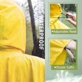 thumbnail image 2 of Chubasquero cortavientos amarillo XL, mochila de viaje, e-bike, ciclismo, senderismo, cortavientos, poncho de lluvia, 2 of 5