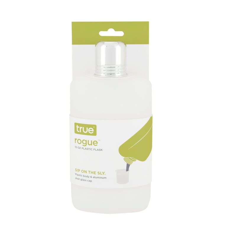 True 10-Ounce Rogue Plastic Flask