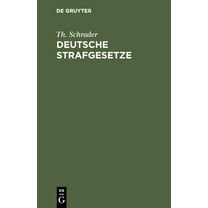 Deutsche Strafgesetze, (Hardcover)