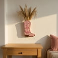 thumbnail image 3 of QuickGo Wooden Cowboy Boots Wall Planter for Indoor Plants, Western Boot Flower Hanging Vase for Faux Flower, Rustic Home Wall Decor for Bathroom Bedroom Living Room, 3 of 4