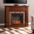 thumbnail image 1 of SEI Furniture Highgate Electric Media Fireplace in Maple, 1 of 7