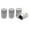 Silver, variant on Fnochy Universal Stem Covers 4 Pack, Durable Aluminum Alloy Tire Stem Caps, Anti-Rust Anti-Aging Hub Caps, Sleek Design Universal Fit Stem Covers