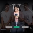 thumbnail image 4 of [3 Pack] Privacy Screen Protector , Tempered Glass Easy Installation Film for iPhone 14 series, 4 of 5