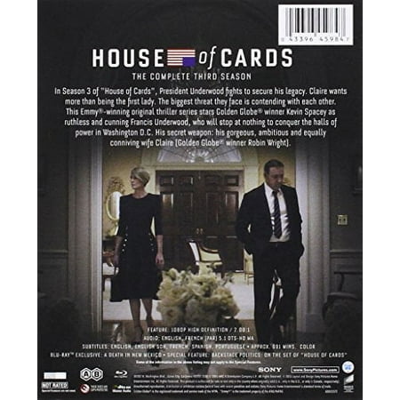 House of Cards: The Complete Third Season [Blu-ray]