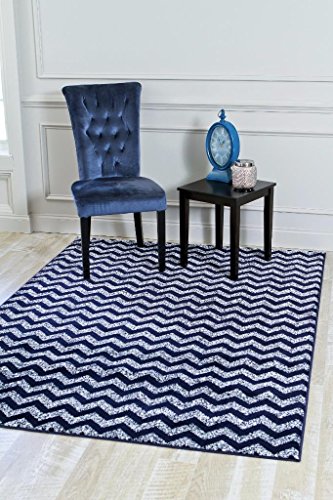 3400 Navy Moroccan Trellis  Area Rug Carpet Large New