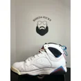 thumbnail image 2 of Ni - ke Ni - ke Air Jordan 7 VII Retro Orion White Leather Sneaker 304775-105 Men’s Size 12, 2 of 5
