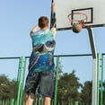 thumbnail image 5 of Naloa Watercolor Turtle4 Basketball Jersey Reversible Men's Mesh Athletic Sports Shirts Training Practice S-4XLMedium, 5 of 6