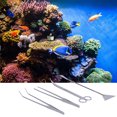 thumbnail image 1 of Aquarium Aquascape Tools Kit, Quarium Aquascaping Tools 4 In 1 4Pcs Aquascaping Tools Kit  For Fish  Plant Cleaning, 1 of 8