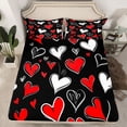 thumbnail image 2 of Castle Fairy Boys Girls Romantic Love Heart Twin Sheet Sets,Happy Valentine's Day Bedding, 2 of 7