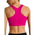 thumbnail image 3 of Women Seamless Racerback Yoga Sports Fitness Fashion Bra Top No Padding Wire Free, 3 of 4