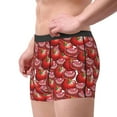 thumbnail image 2 of Lsque tomato Pattern Men’s Total Support Pouch Boxer Briefs, X-Temp Cooling, Moisture-Wicking Underwear, Regular, Long-leg and Trunk-Large, 2 of 5