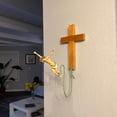 thumbnail image 3 of Crucifijo Jesús XINYU Decoración de madera Colgante, 3 of 8