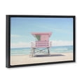 thumbnail image 2 of Stupell Industries Contemporary Miami Beach Lifeguard Station Black Floating Frame Canvas Art, 25 x 17, by Creative Studio, 2 of 8