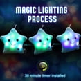 thumbnail image 4 of Creative Twinkle Star Glowing LED Night Light Plush Pillows Stuffed Toys (Blue,40*35mm), 4 of 5