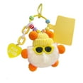 thumbnail image 2 of Uuiauoio Soft Plush Toy Keychain with Stuffed Animal Design, Embroidery Eyes for Bags and Backpacks, Cute Miniature Key Ring for Daily Use and Gift Giving, Durable Plush Keychain for Adults, 2 of 7