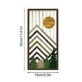 thumbnail image 3 of Bohemian Style Hollow Wooden Wall Hanging Decor 4-Piece Mountain and forest Patterned Wall Art Natural Wood Texture Home Decoration, 3 of 6