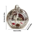 thumbnail image 2 of Christmas Decoration Balls Santa Deer Christmas Ball Clear Glass Ball Christmas Tree Ornament Hanging Ball Pendant Christmas Decoration Supplies Up to 25% Off, 2 of 8