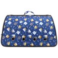 thumbnail image 2 of Sac de Transport Pliable pour Petits Animaux Extérieur Chat Chiot 8 Trous Sac à Main Bleu Foncé Chat, 2 of 5