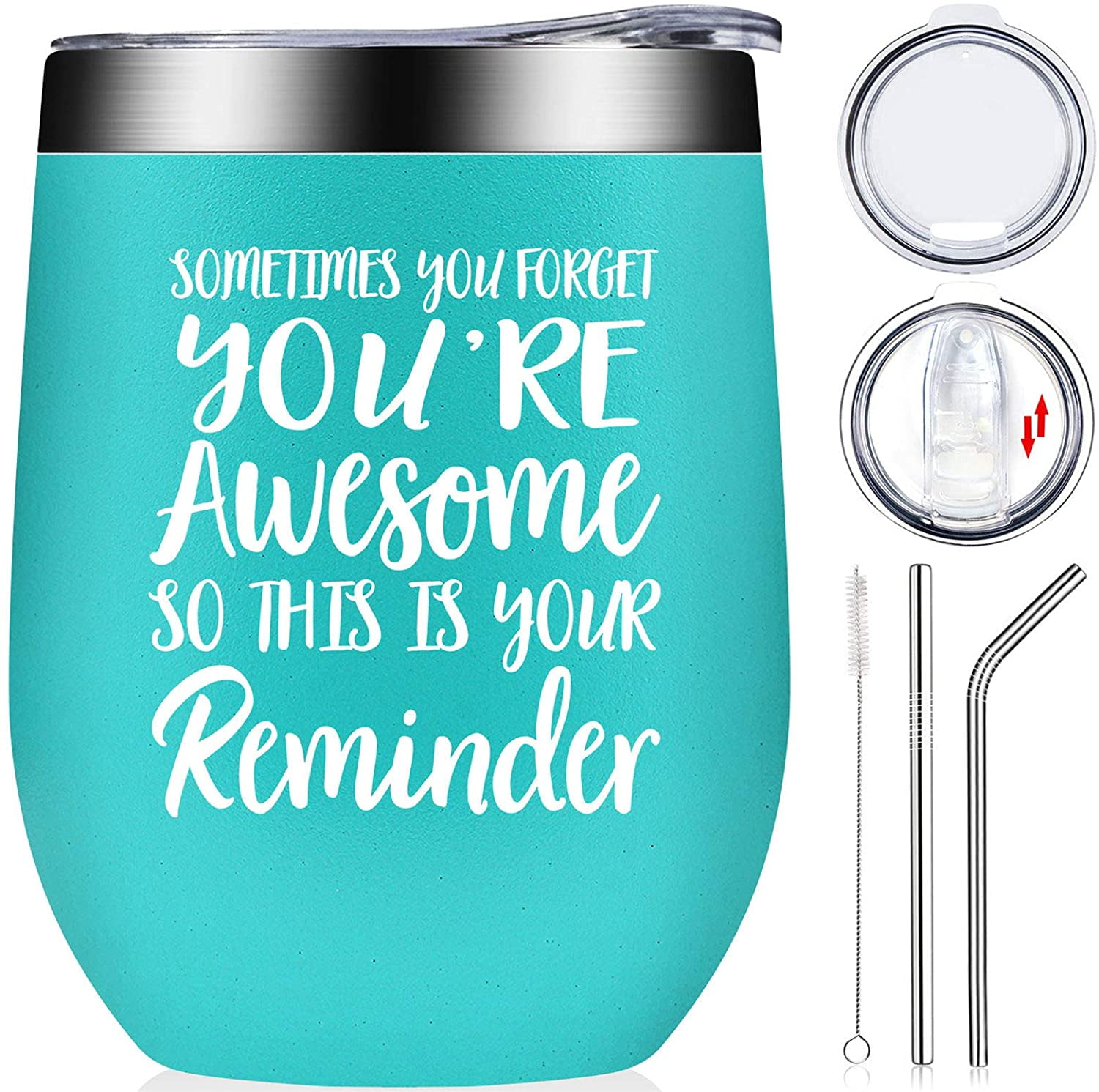 Funny Water Bottle - Drink Bottles - Best Friend Birthday Gifts - You're  Awesome This Is Your Reminder - Colleague Secret Santa Work Bestie