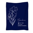 thumbnail image 6 of Personalized Throw Blanket, Custom Blanket with Name, Customized Flannel Throw Blanket, Christmas Blanket Gifts for Family and Friends, 6 of 7