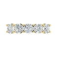 thumbnail image 3 of 1 Carat 5-Stone Diamond Wedding Band Ring in 14K Yellow Gold (Ring Size 7.25) - IGI Certified, 3 of 4
