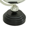 thumbnail image 4 of DecMode 8" Silver Globe with Marble Base and Tiered Base, 4 of 9