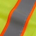 thumbnail image 6 of 3C Products ANSI/ISEA 107-2015 Class 2 Safety Green Cool Mesh Safety Vest w/ Zipper Closure and 4 Outside Pockets / Solid Front & Mesh Back- SV2300-S, 6 of 7