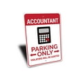 thumbnail image 3 of Accountant Parking Novelty Sign, Metal Wall Decor - 10x14 inches, 3 of 4