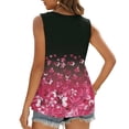 thumbnail image 4 of Blusa sin mangas con cuello en V y botones para mujer Pompotops lopia999224, 4 of 6