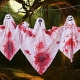 thumbnail image 4 of Adorno de fantasma colgante de Halloween con sangre que brilla intensamente Fantasma Embrujada Casa Bar Prop, 4 of 9