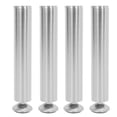 thumbnail image 1 of WORGEOUS 4 Uds. Patas para muebles, patas ajustables para gabinete, patas para sofá, armario, mesa de centro, baño, almohadillas protectoras para los pies (acero sólido), 1 of 8