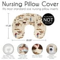 thumbnail image 4 of Sweet Jojo Designs Wild West Cowboy Brown Red Blue Nursing Pillow Cover Case (Pillow Not Included) (Pillow NOT Included), 4 of 5