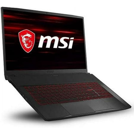 MSI GF75 Thin 10SCXR Gaming Laptop, 10th Gen Core i5-10300H, 8GB RAM, 512GB SSD， NVIDIA GTX 1650, 17.3" Full HD (1920x1080) IPS-Level 120Hz Thin Bezel Display,BLACK