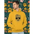 thumbnail image 2 of Cool Hipster Corgi Hoodie Men - Men Hoodie, 2XL, 2 of 4