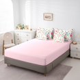 thumbnail image 4 of YST, Alpaca, Bedding Set, Cartoon, 7-Piece, King Size, Colorful Flowers, Polyester, Comforter Set, Bed In A Bag, 4 of 5
